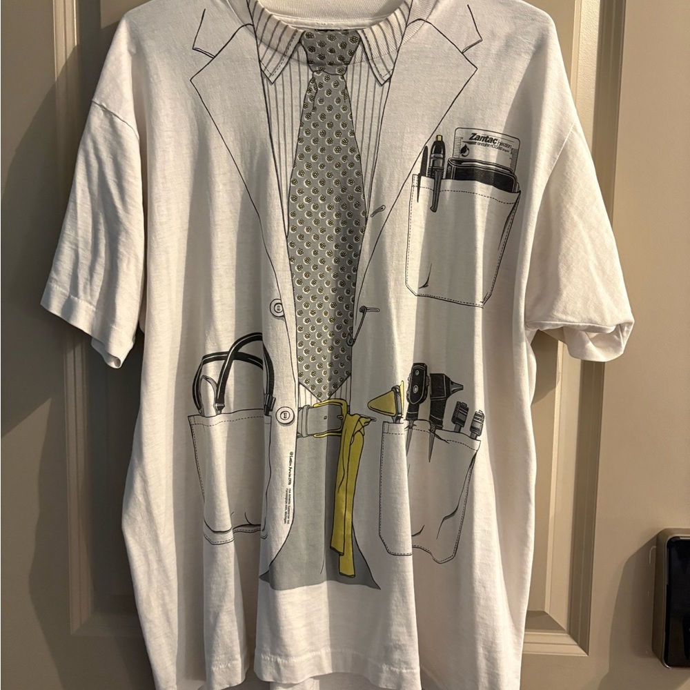 Graphic White T-Shirt with Printed Design